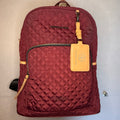 Adrienne Vittadini Quilted Backpack – Burgundy