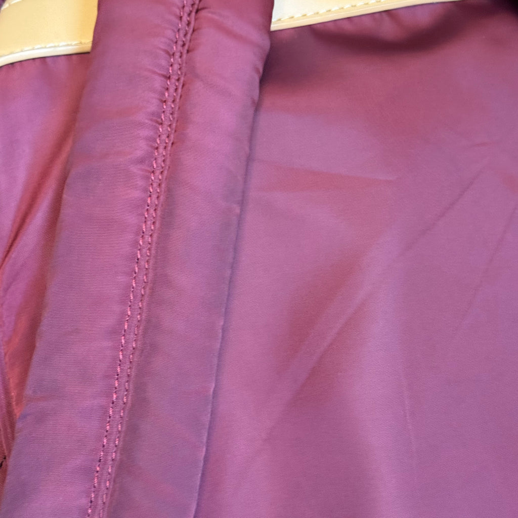 Adrienne Vittadini Quilted Backpack – Burgundy