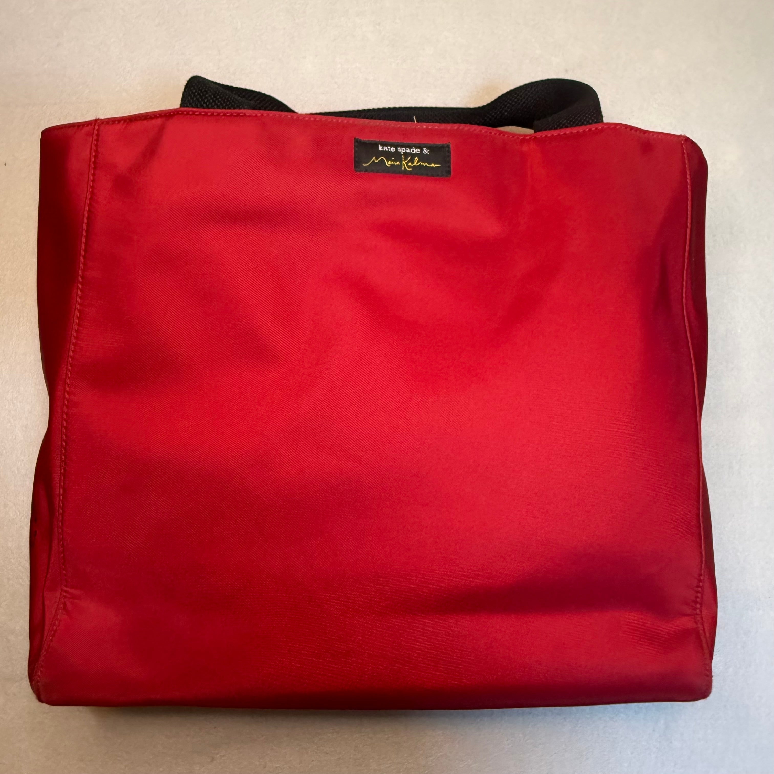 Kate Spade x Maira Kalman “Darling” Red Tote Bag
