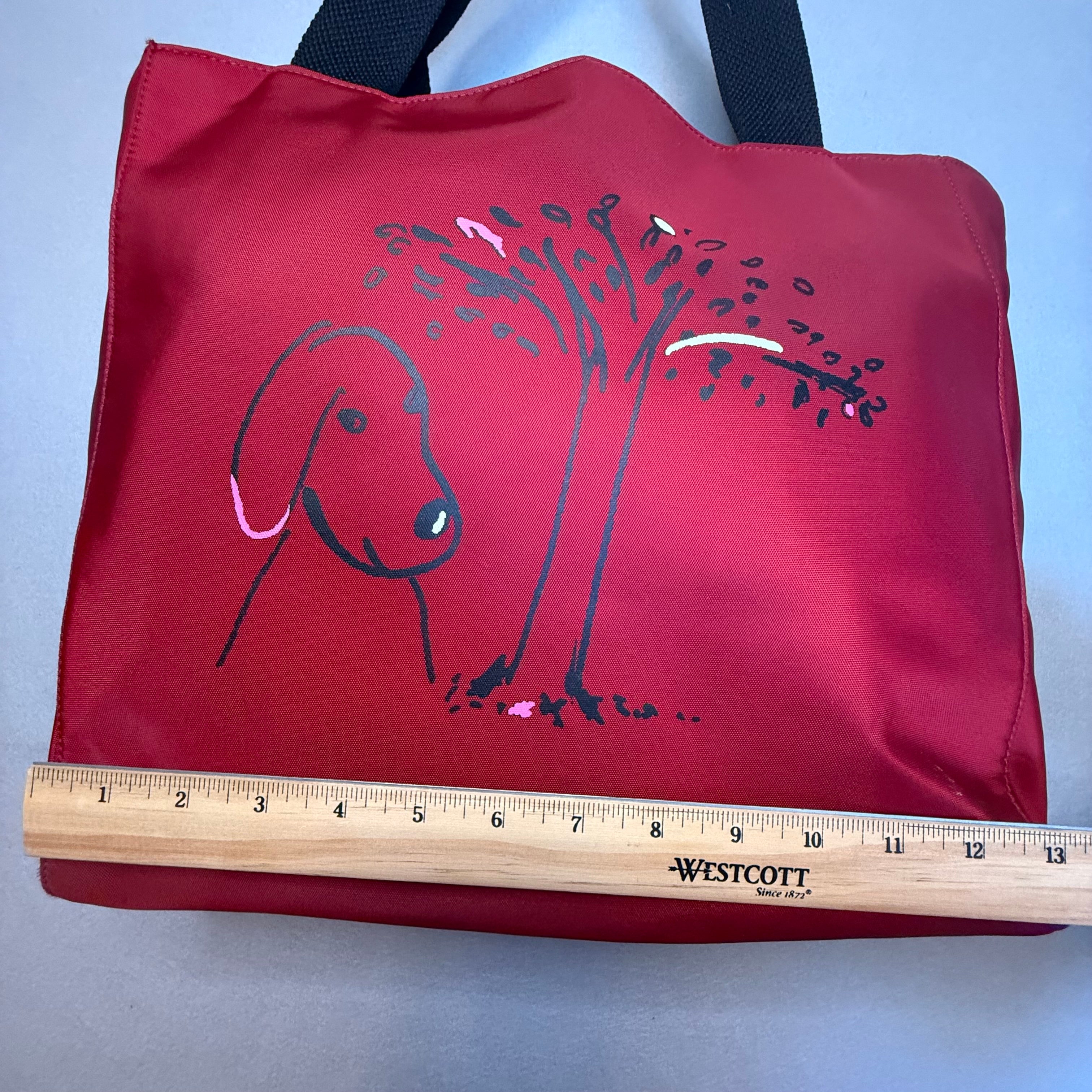 Kate Spade x Maira Kalman “Darling” Red Tote Bag